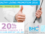 Healthy Living Promotion 2016, 20% off Programs 1-9 021066999EXT129,269